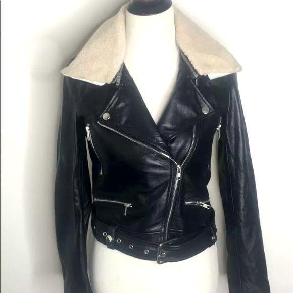 Leather Moto Jacket - Picture 2 of 6